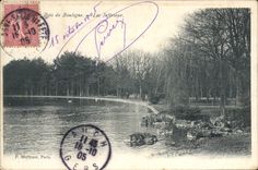 CPA Bois de Boulogne Lac inferieur
