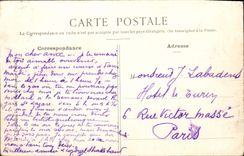 VINTAGE POSTCARD Boulogne On the Seine the Village hall