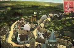 VINTAGE POSTCARD Rochefort Mountain