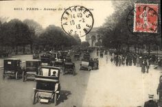 CPA Paris Avenue du Bois de Rue Boulogne Automobiles
