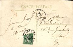 VINTAGE POSTCARD Beziers Fountain of Titan