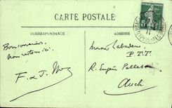 Escenas de la POSTAL de la VENDIMIA y tipos del perro de Pyrenees de los Pyrenees