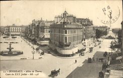 CPA Bordeaux Allees de Tourny Cours du XXX Juillet 