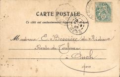 VINTAGE POSTCARD Toulouse Museum Large cloister of Augustins