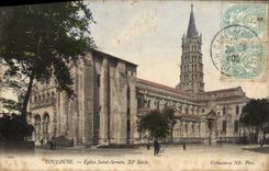 CPA Toulouse Eglise Saint Sernin