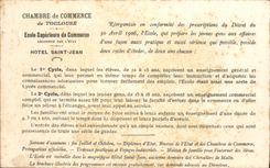 CPA Toulouse Hotel St Jean Ecole Superieure de Commerce