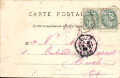 VINTAGE POSTCARD Agen Panorama