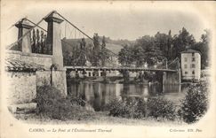 VINTAGE POSTCARD Cambo the Bridge and Establishment