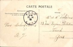 VINTAGE POSTCARD Montauban View