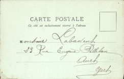 VINTAGE POSTCARD Palate De Fontainebleau the palate Toilets of the Pope