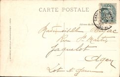 VINTAGE POSTCARD Palate De Fontainebleau the Palate Room of Marie Antoinette