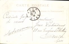 VINTAGE POSTCARD Limoges Monument of the Militaria Mobiles