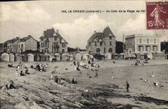 CPA Le Croisic Un Coin de la Plage de Port