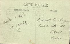 Estación de tren de Lille de la POSTAL de la VENDIMIA