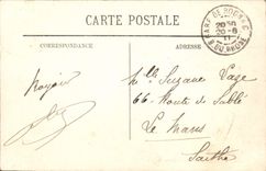 POSTAL Lyon de la VENDIMIA el lugar Bellecour y Louis XIV