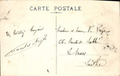 Reglas de Lyon de la POSTAL de la VENDIMIA de cuadrado de Burdeau del jardín botánico y del Eglise de buen Pasteur