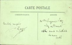 La POSTAL Lyon de la VENDIMIA el ayuntamiento el ataque frontal pone comedia