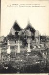 VINTAGE POSTCARD Holy Julien Langemark Church bombardee Militaria