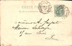 VINTAGE POSTCARD Luxeuil Entered Of the Thermal baths