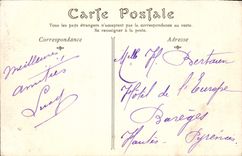 VINTAGE POSTCARD Castle of Lion sur Mer Dimension of the park