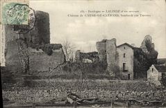 CPA Lalinde et ses Environs Chateau de Cause De Clerans bombardee par Turenne Militaria