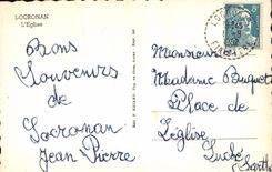 MODERN CARD Locronan the Church