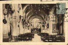 POSTAL de la VENDIMIA la cámara acorazada de las monjas carmelitas del paree de Lisieux para los festivales del triduo