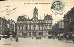 CPA Lyon Facade de L'Hotel de Ville