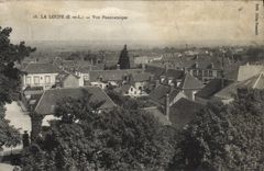 POSTAL de la VENDIMIA la opinión panorámica de la lupa