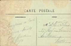 POSTAL de la VENDIMIA la opinión panorámica de la lupa