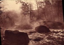 MODERN CARD Galne river immortalisee by the Corot painter