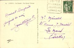 CPA Lisieux Le Carmel Cachet Daguin Visitez Pont L'eveque Joli Relais Normand 