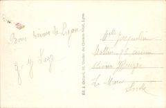 CPA Lyon Monument des Enfants du Rhone et entree du parc de la Tete d'Or 