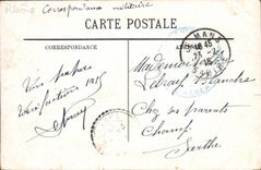 POSTAL Lyon de la VENDIMIA el lugar y la cuesta De Fourviere de Bellecour