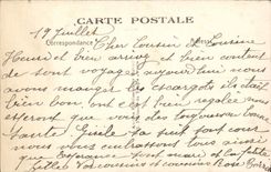 VINTAGE POSTCARD Levallois Perret the Post office building