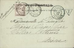 La POSTAL Trouville de la VENDIMIA en Mer la cuba de Trouville tiene barco de Deauville