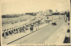 Caminata de la POSTAL de la VENDIMIA Sables d'Olonne del terraplén Wilson Quay