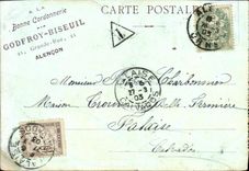 CPA Maison D'Oze Cour