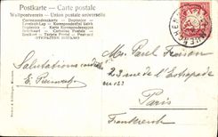 VINTAGE POSTCARD Munchen Bavaria Horse