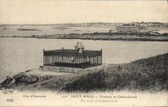 CPA Saint Malo Le Tombeau de Chateaubriand