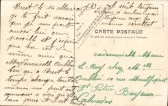 VINTAGE POSTCARD Brest View of the Wearing of War Boats