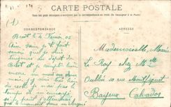 VINTAGE POSTCARD Brest National Bridge