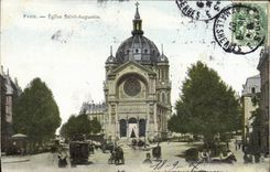 CPA Paris Eglise Saint Augustin
