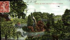 CPA Paris Le parc des Buttes Chaumont