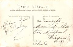 VINTAGE POSTCARD Paris the Lion of Beifort