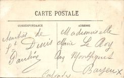 POSTAL de la VENDIMIA la abadía de Denis del cuadro total de las tumbas Saint