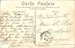 VINTAGE POSTCARD Drill of Fontainebleau Vault of Notre Dame de Bousecours