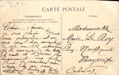 Paladar de la POSTAL de la VENDIMIA de la galería de Compiegne de la unión de las tapicerías de Jason y de la Creuse