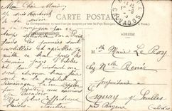 Castillo de la POSTAL de la VENDIMIA de la ceremonia principal de la galería del patio de Pierrefonds de la consagración de un caballero