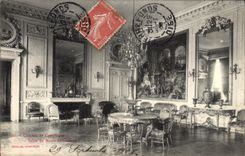 Castillo de la POSTAL de la VENDIMIA de la sala de estar de Compiegne de Marie Antonieta